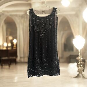 Haute Hippie Art Deco Gatsby Dress